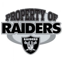Wincraft Property Of Pin NFL Raiders