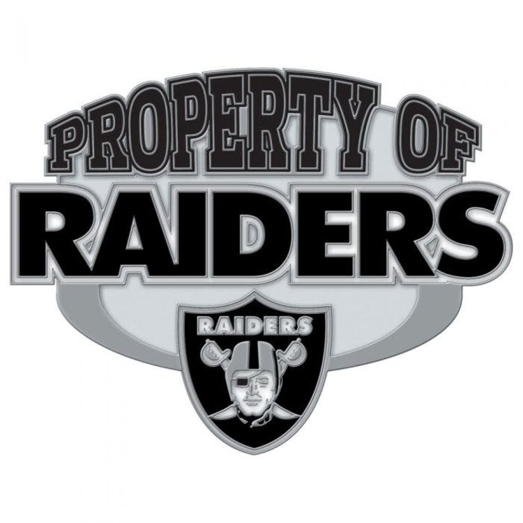 Wincraft Property Of Pin NFL Raiders