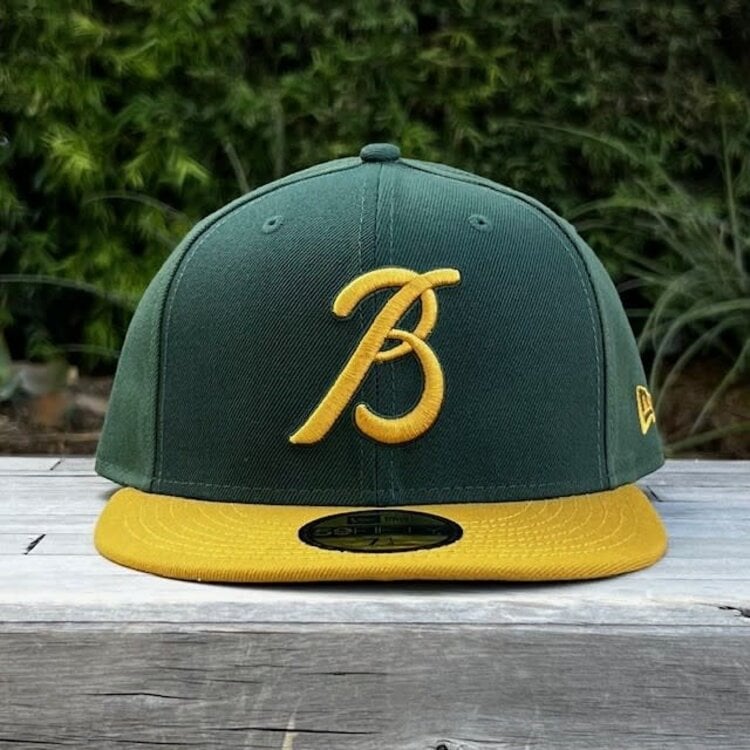 New Era Bravos de Leon Away Dark Green/Bronze