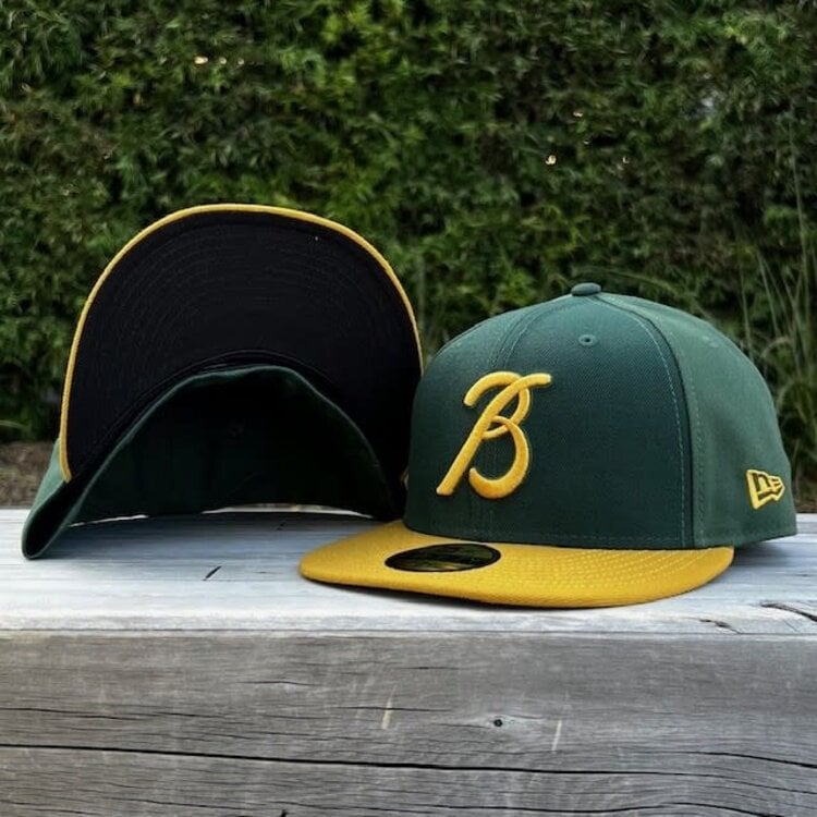 New Era Bravos de Leon Away Dark Green/Bronze