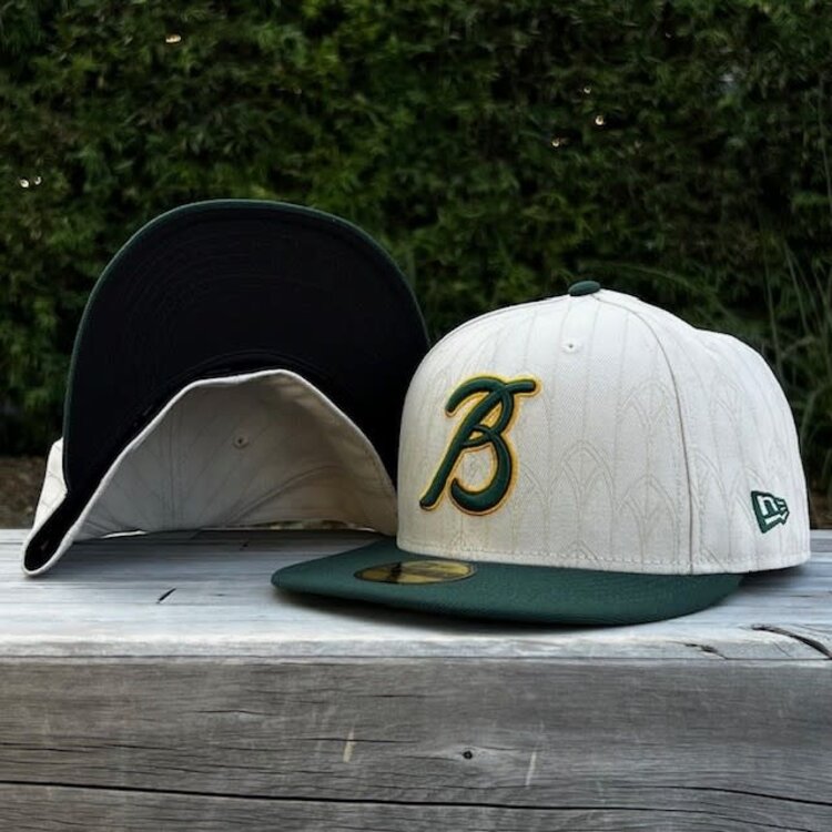 New Era Bravos de Leon ALT2 Stone/Dark Green