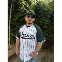 New Era LMB Pericos de Puebla 2026 Alt 2 Jersey Stripe