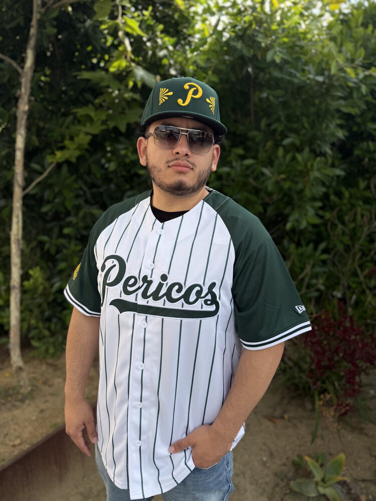 New Era LMB Pericos de Puebla 2026 Alt 2 Jersey Stripe