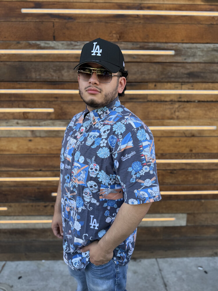 Reyn Spooner LA Dodgers Reyn Spooner Dia de los Muertos Button-Up