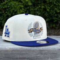 New Era LA Dodgers 2025 World Series Champs Parade Ivory/Royal 950 Snapback