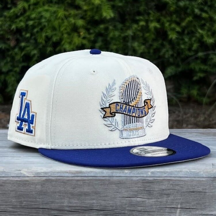 New Era LA Dodgers 2025 World Series Champs Parade Ivory/Royal 950 Snapback