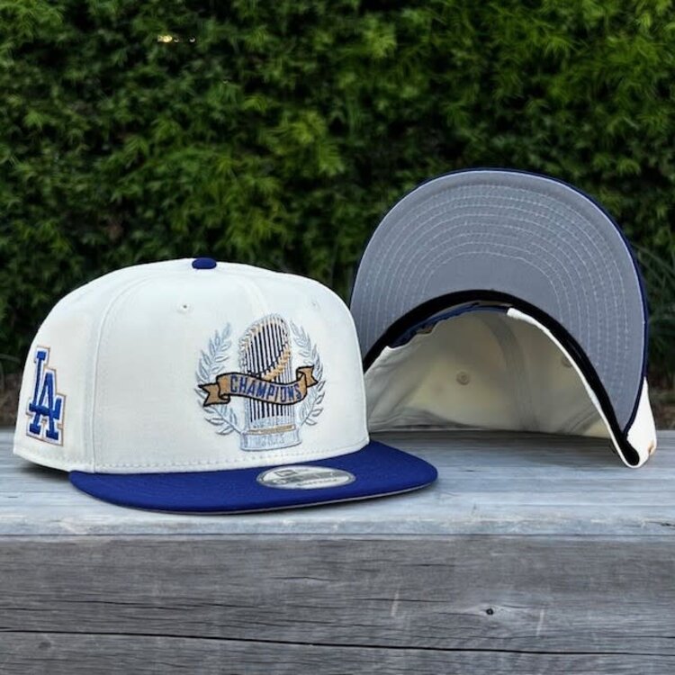 New Era LA Dodgers 2025 World Series Champs Parade Ivory/Royal 950 Snapback