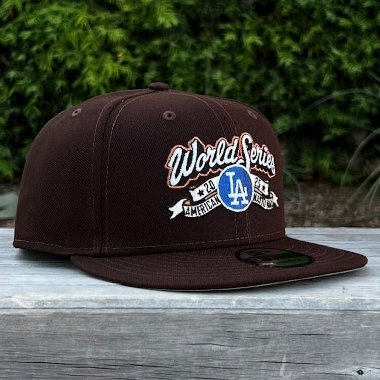 New Era LA Dodgers Dark Brown 2025 NLCS Locker Room 950 Snapback
