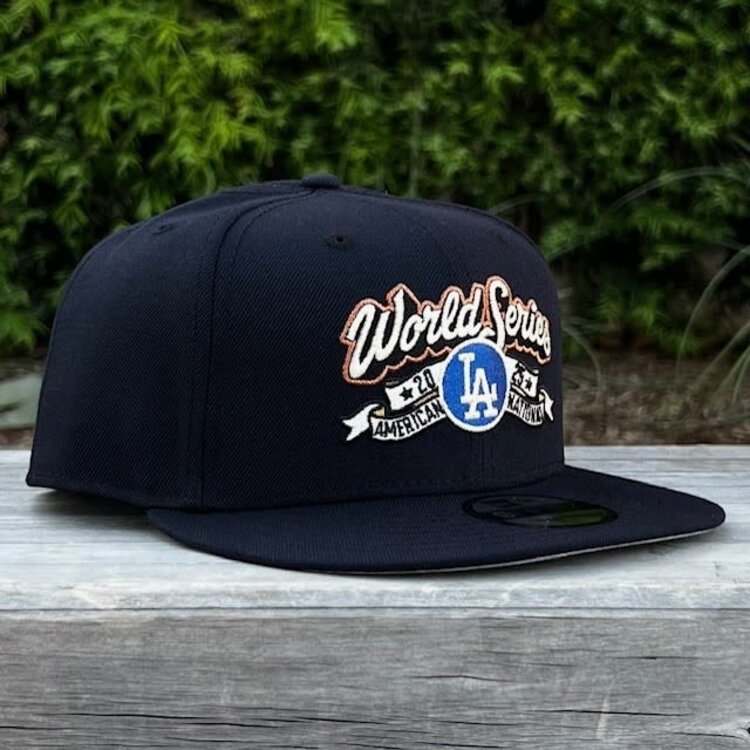 New Era LA Dodgers Navy Ivory 2025 NLCS Locker Room 950 Snapback