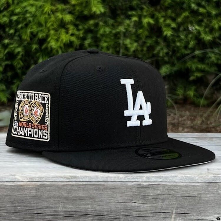 New Era LA BW Metallic Back to Back World Series Champs Rings 950 Snapback