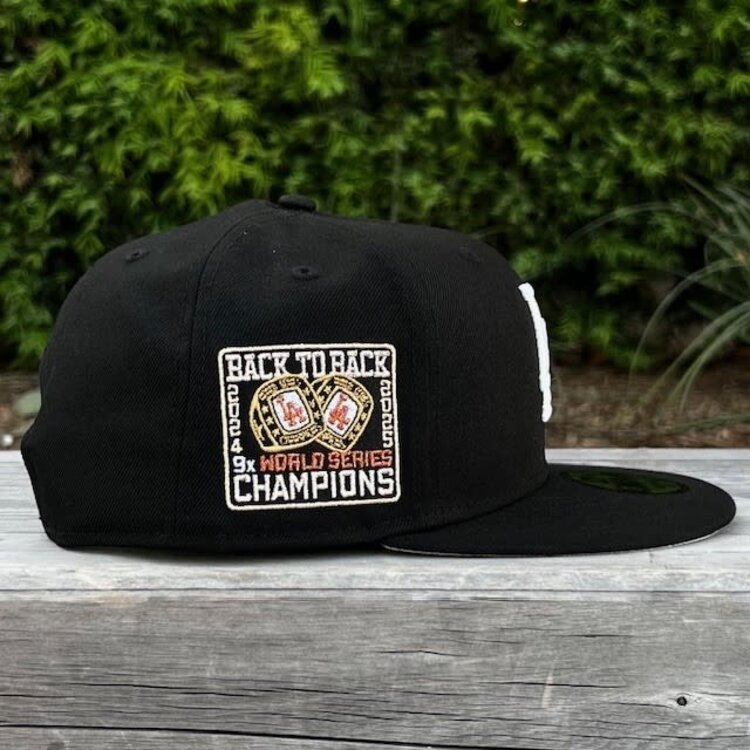 New Era LA BW Metallic Back to Back World Series Champs Rings 950 Snapback