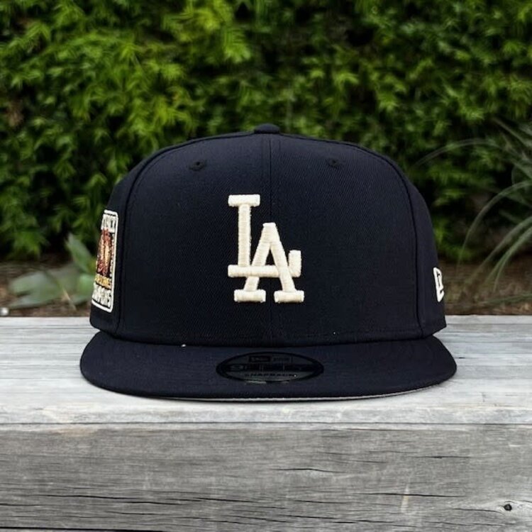 New Era LA Navy Ivory Metallic Back to Back World Series Champs Rings 950 Snapback
