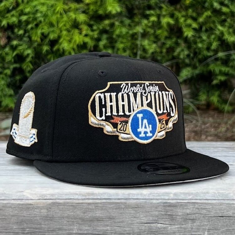New Era LA Dodgers Black 2025 World Series Champs Locker Room 950 Snapback