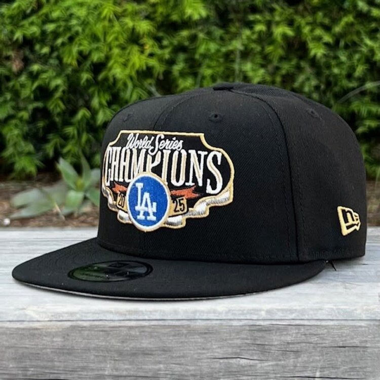 New Era LA Dodgers Black 2025 World Series Champs Locker Room 950 Snapback