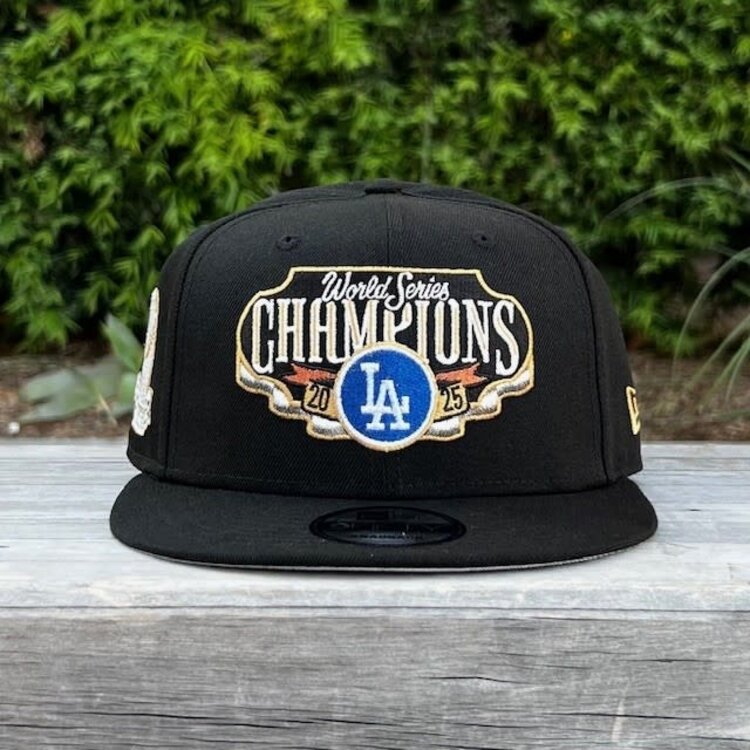 New Era LA Dodgers Black 2025 World Series Champs Locker Room 950 Snapback