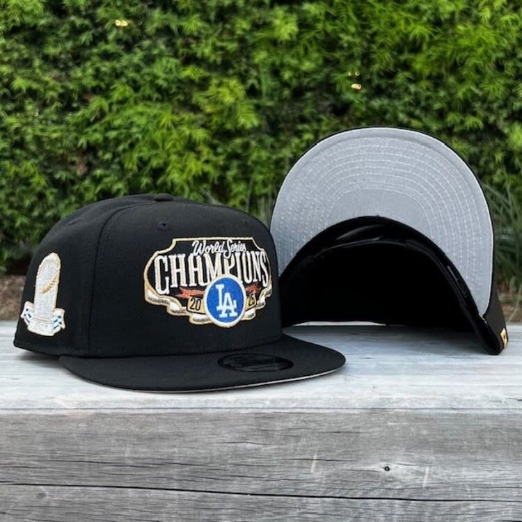 New Era LA Dodgers Black 2025 World Series Champs Locker Room 950 Snapback