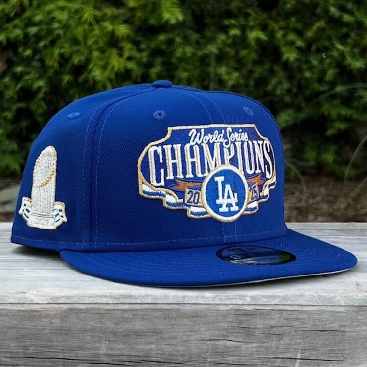 New Era LA Dodgers Royal 2025 World Series Champs Locker Room Snapback