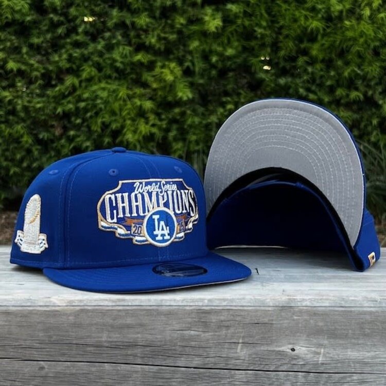 New Era LA Dodgers Royal 2025 World Series Champs Locker Room Snapback