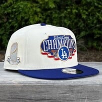 New Era LA Ivory/Royal 2025 World Series Champs Locker Room 950 Snapback
