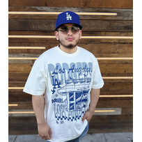 New Era LA Dodgers NE Men's Ivory Diner Tee