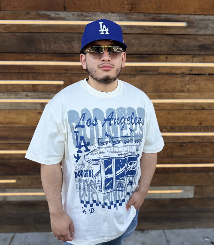 New Era LA Dodgers NE Men's Ivory Diner Tee