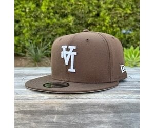 LA Upside Down Brown 950 Snapback - The Locker Room of Downey