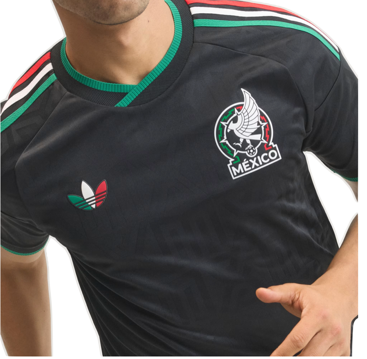 Adidas Mexico 2026 FIFA World Cup adidas Authentic Men's Black Third Jersey