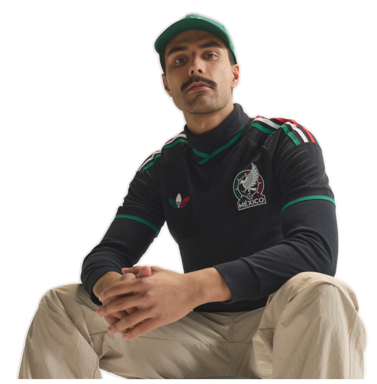 Adidas Mexico 2026 FIFA World Cup adidas Authentic Men's Black Third Jersey