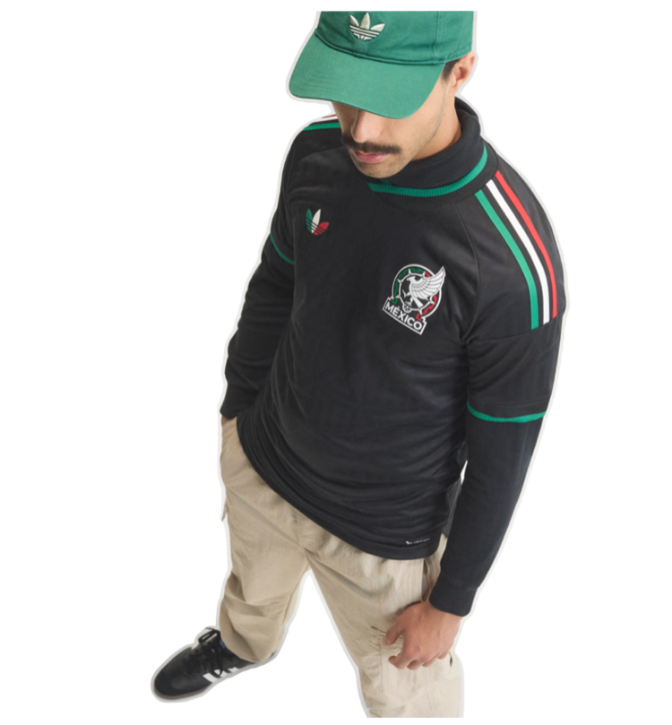 Adidas Mexico 2026 FIFA World Cup adidas Authentic Men's Black Third Jersey