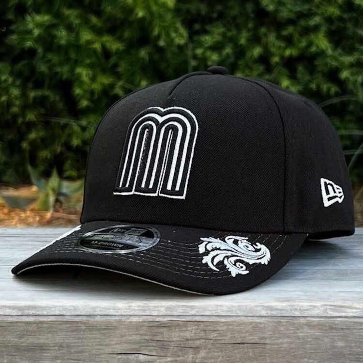 New Era Mexico Black White Damask SP 940AF M-Crown