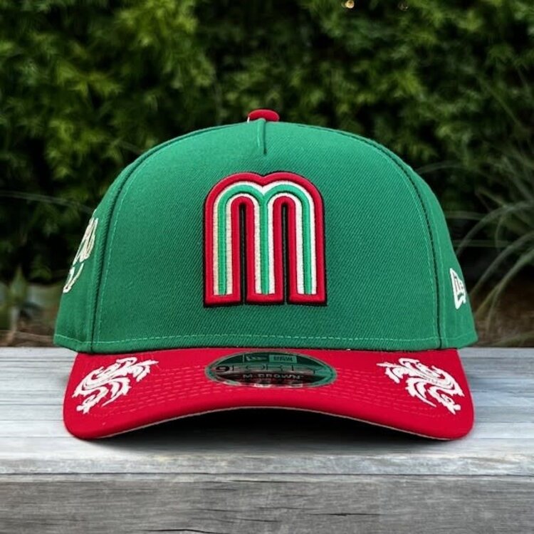 New Era Mexico Green/Red Damask SP 940AF M-Crown