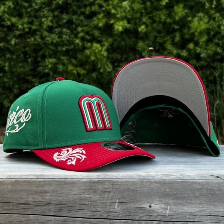New Era Mexico Green/Red Damask SP 940AF M-Crown