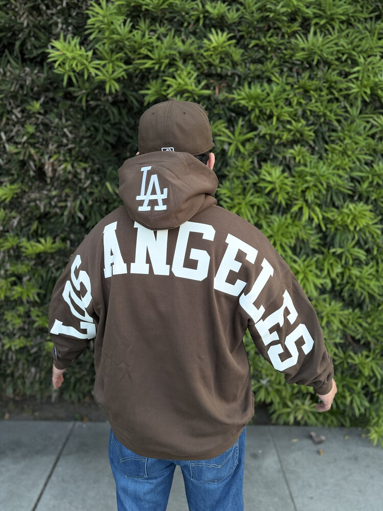 Pro Standard LA Dodgers Brown Wingspan Hoodie