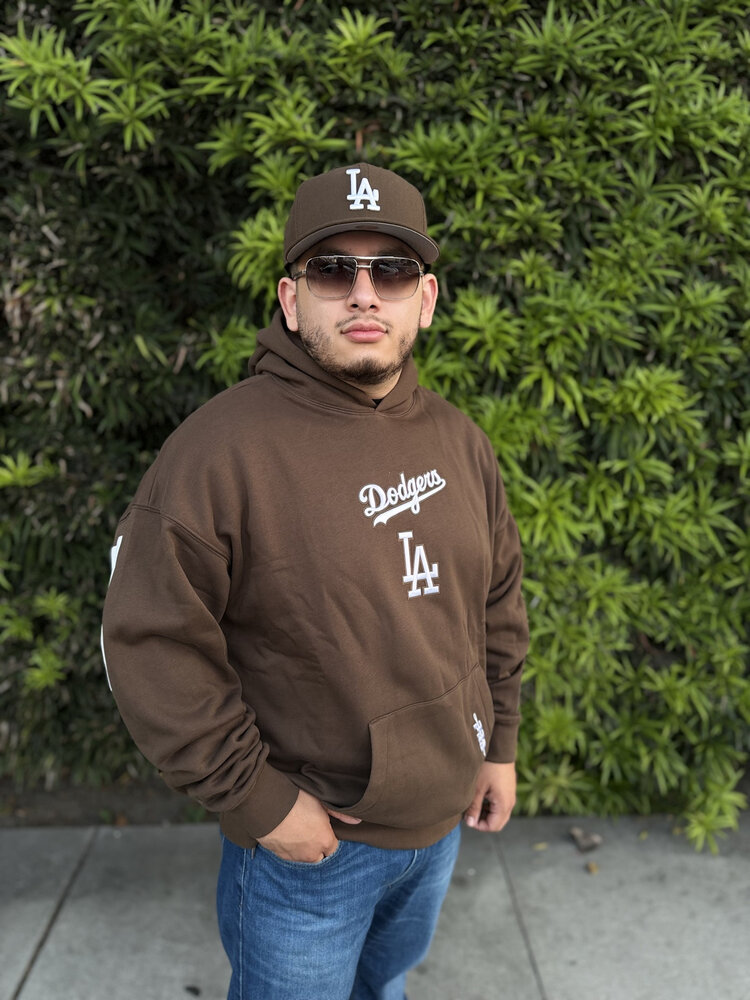 Pro Standard LA Dodgers Brown Wingspan Hoodie