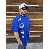 Mitchell and Ness LA Dodgers Men's M&N Double Clutch Royal SS Tee