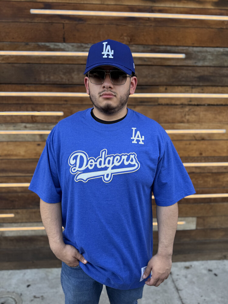 Mitchell and Ness LA Dodgers Men's M&N Gameday Classic Royal SS Tee