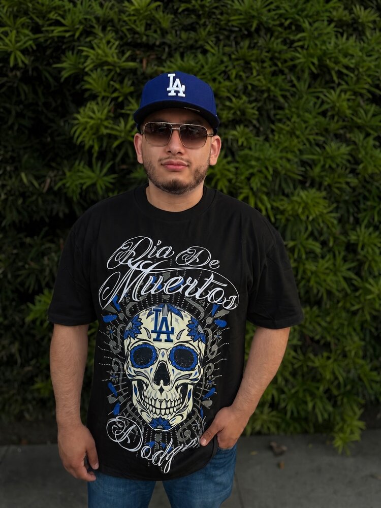 Pro Standard LA Dodgers Black Eternal Skull Tee