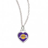 Wincraft NBA Los Angeles Lakers Necklace w/3D Heart