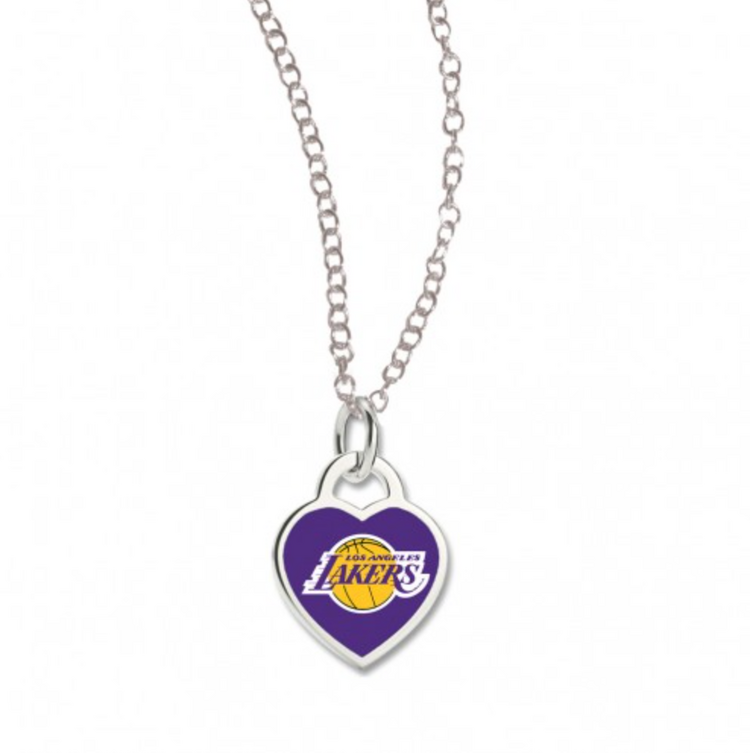 Wincraft NBA Los Angeles Lakers Necklace w/3D Heart