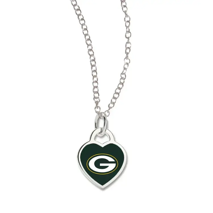 Wincraft NFL Green Bay Packers Necklace w/3D Heart