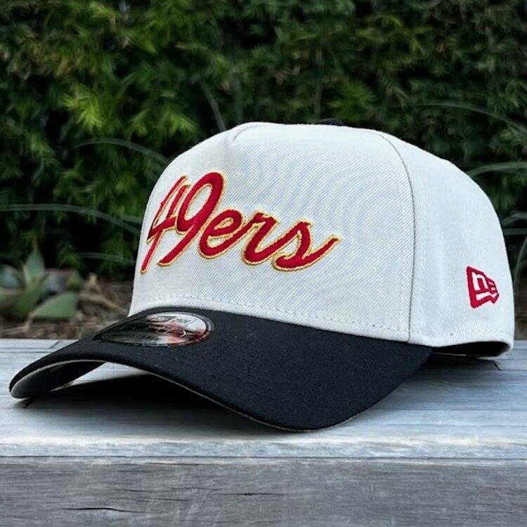 New Era 49ers Stone/Black Script 60 Seasons 940 A-Frame