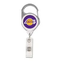 Wincraft Lakers Retractable Premium Badge Holder