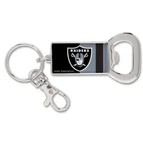 Wincraft Rectangular Bottle Opener Keychain - Raiders