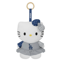 FOCO LA Dodgers x Hello Kitty USA Americana Flag 6" Plush Backpack Clip Key Ring