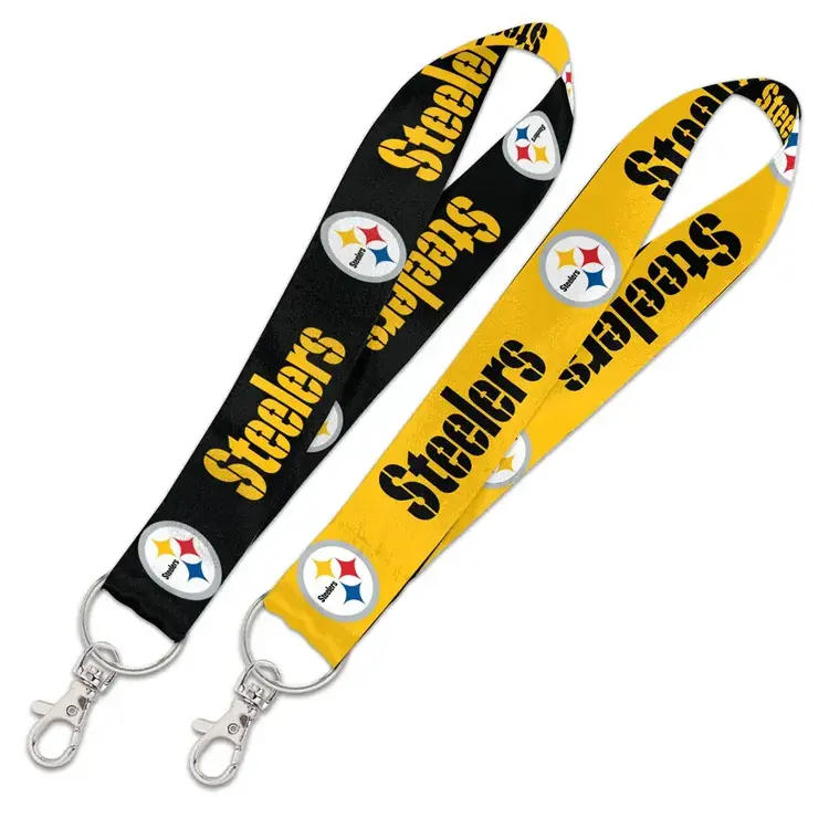 Wincraft Wristlet Black/Yellow Lanyard - NFL Steelers
