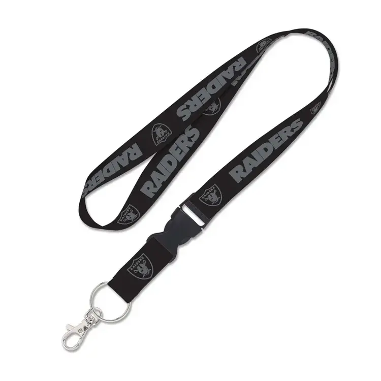Wincraft Raiders Blackout Lanyard