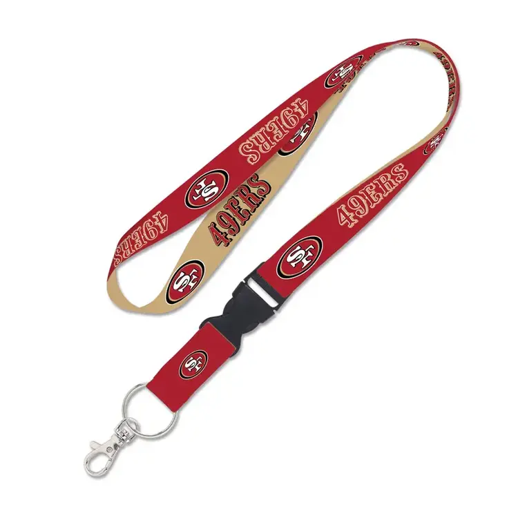 Wincraft Team Color 2-Tone Lanyard - NFL 49ers