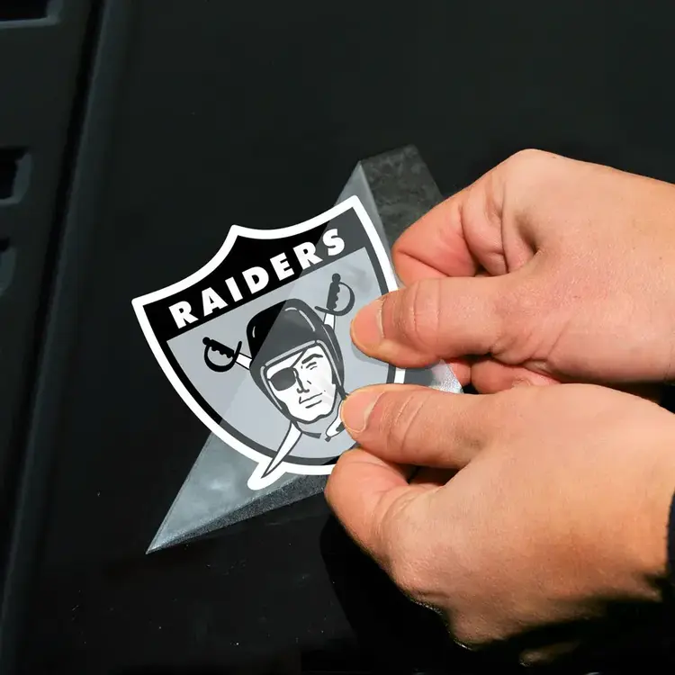 Wincraft Small Decal 4"x4" NFL Raiders Retro