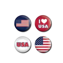 Wincraft USA Button 4-Pack
