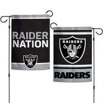 Wincraft NFL Raiders 2-Sided Garden Flag 12.5" x 18"